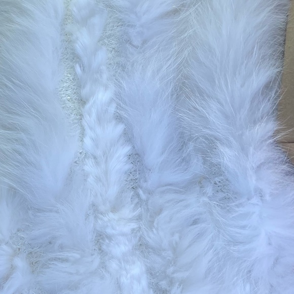 COPY - Linda Richards Rex rabbit luxury tube top skirt large shawl accessory - Picture 5 of 5